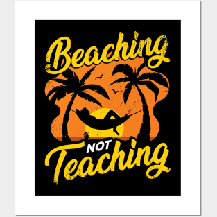 Funny Teacher Summer Vacation Gift Posters and Art